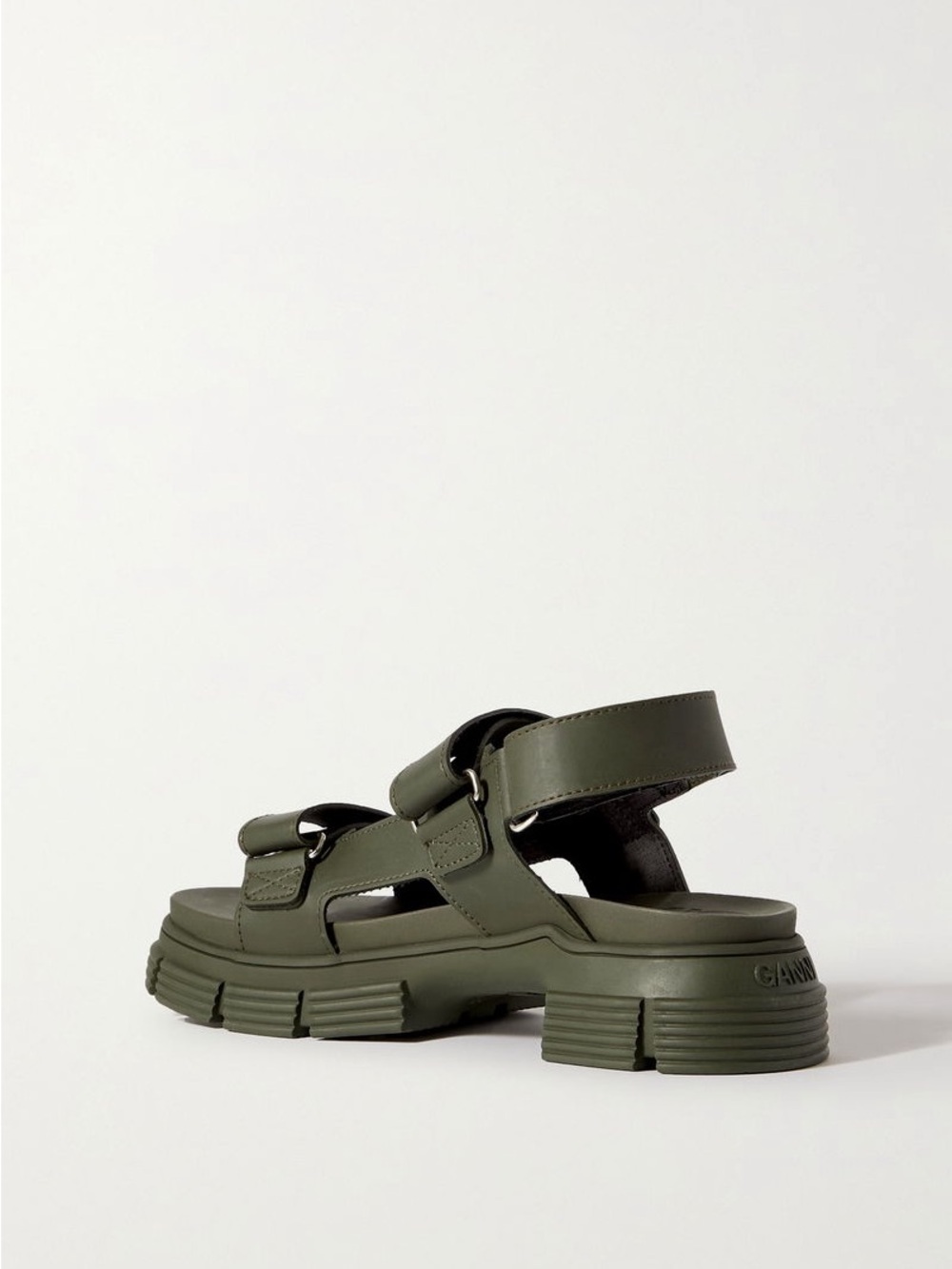 GANNI Recycled Rubber Sandals Kalamata - Picture 4 of 8